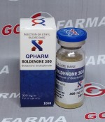 Qpharm Boldenone 300mg/ml - цена за 10 мл купить в России